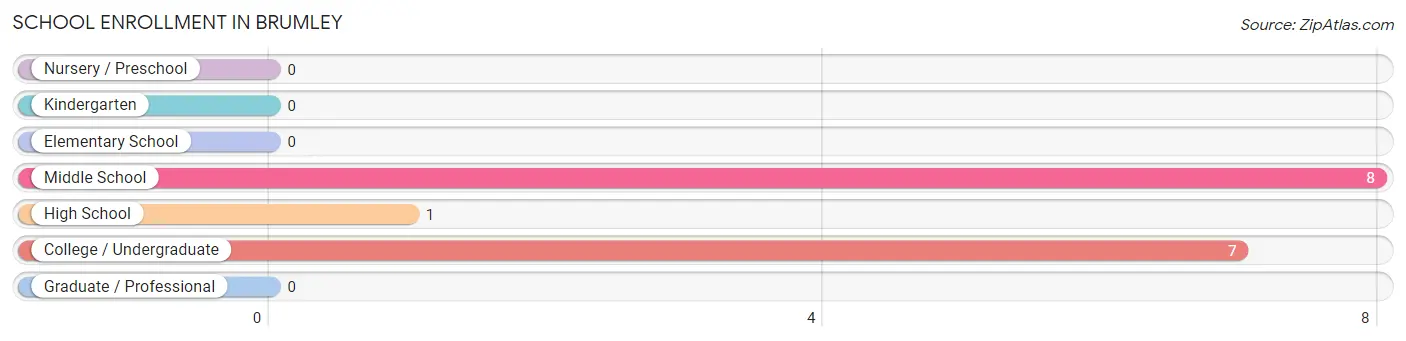 School Enrollment in Brumley