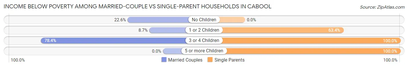 Income Below Poverty Among Married-Couple vs Single-Parent Households in Cabool
