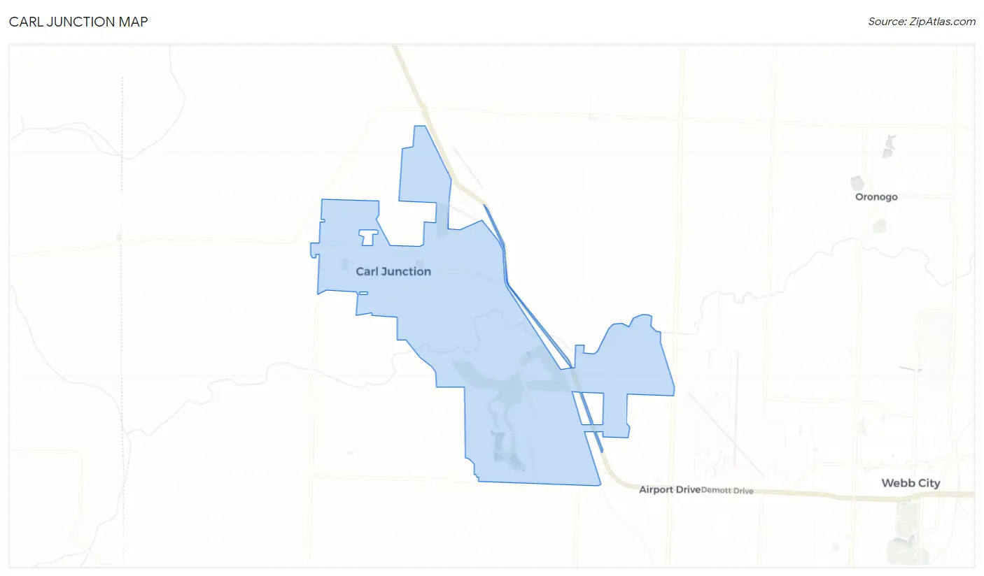 Carl Junction Map