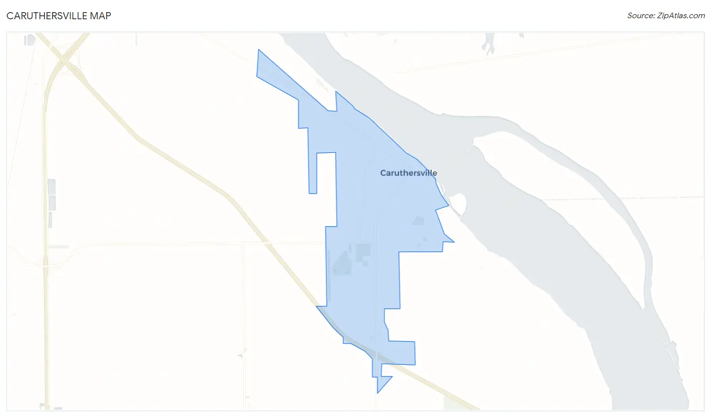 Caruthersville Map