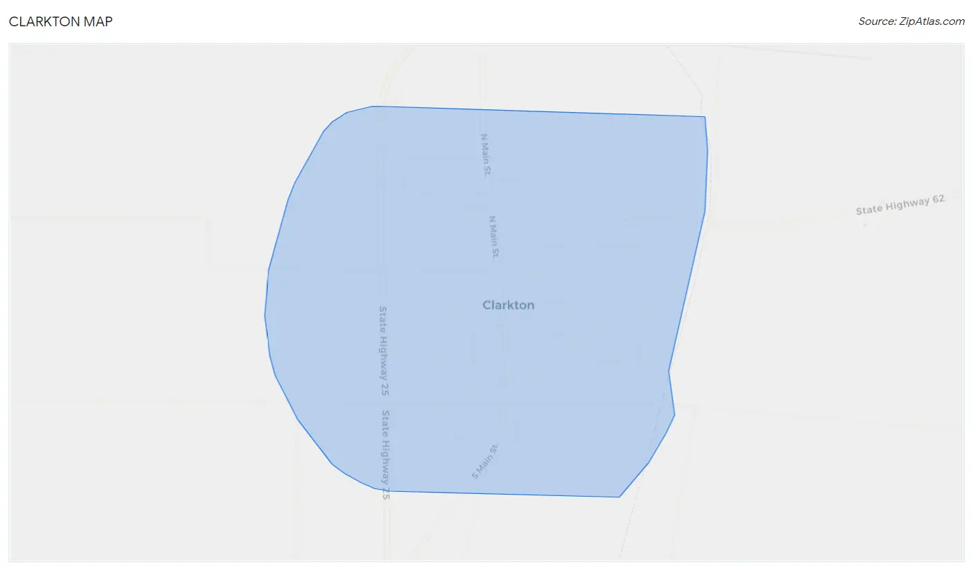 Clarkton Map