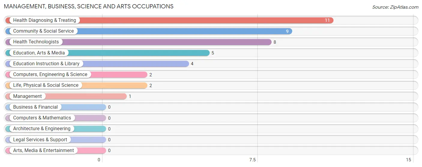 Management, Business, Science and Arts Occupations in Dadeville