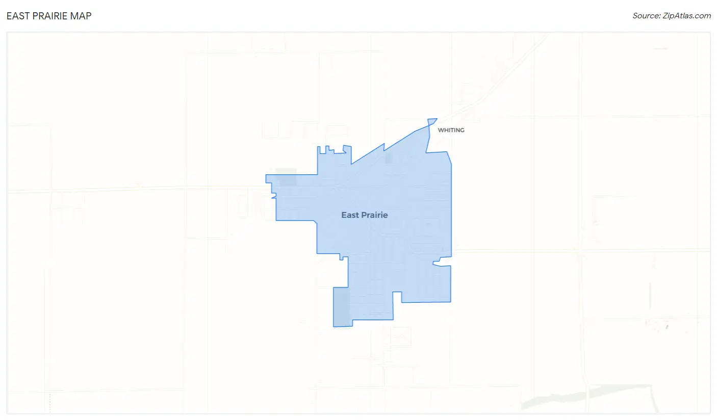 East Prairie Map