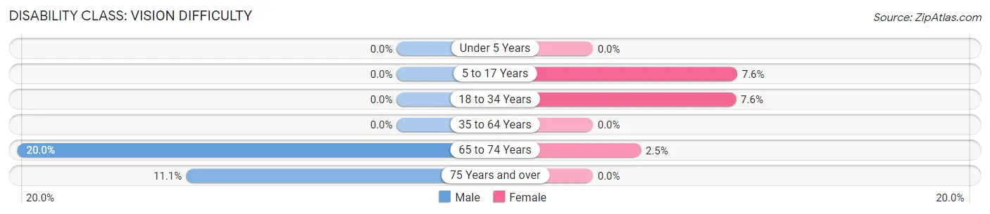 Disability in Edina: <span>Vision Difficulty</span>