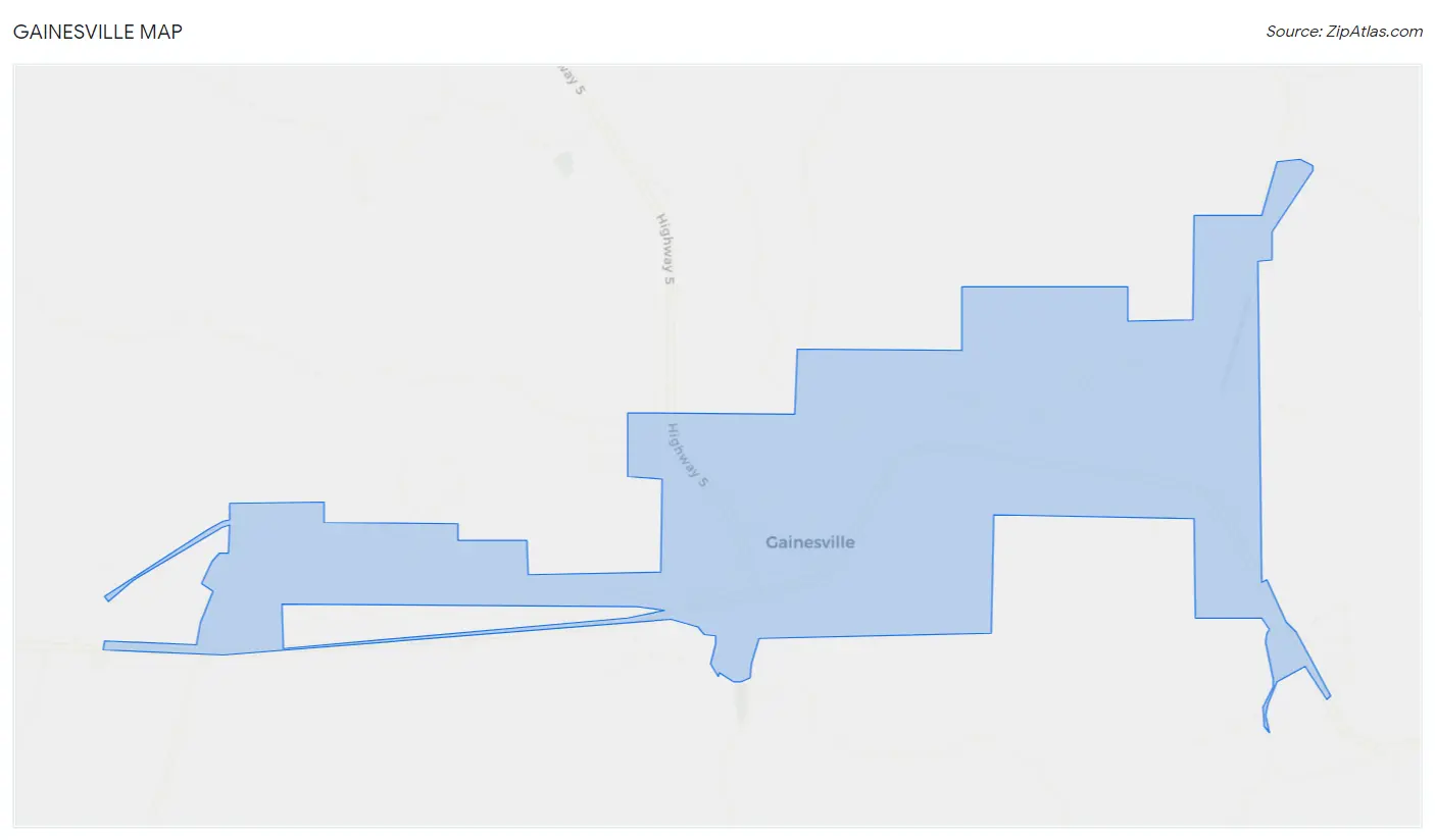 Gainesville Map