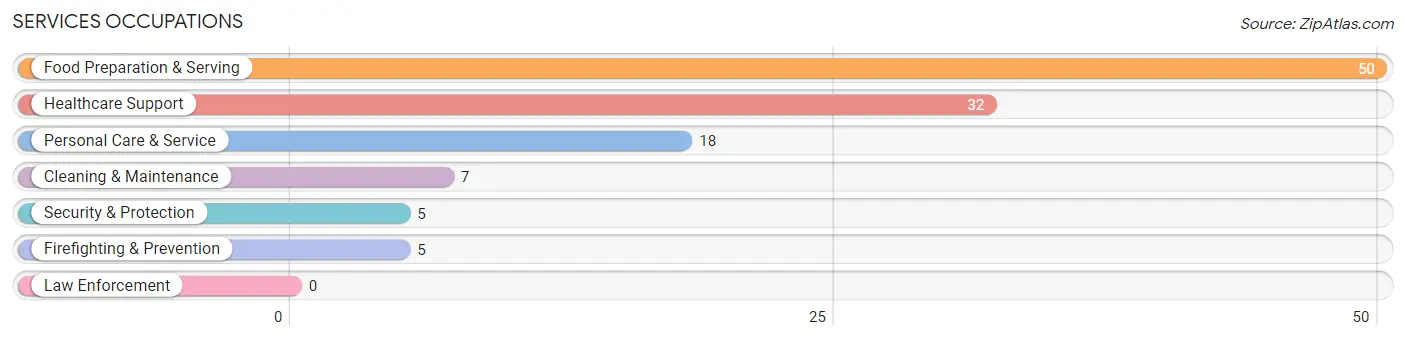 Services Occupations in Gerald