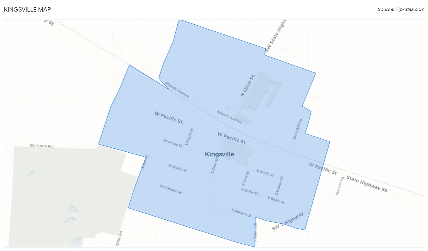 Kingsville Map