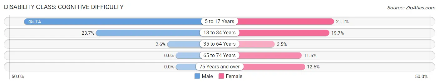 Disability in Lamar: <span>Cognitive Difficulty</span>