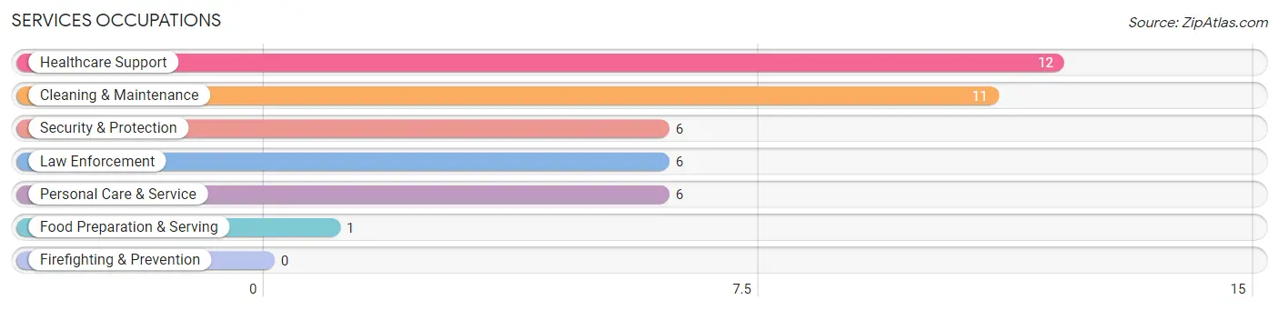 Services Occupations in Madison