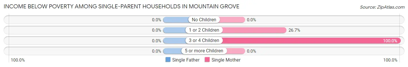 Income Below Poverty Among Single-Parent Households in Mountain Grove
