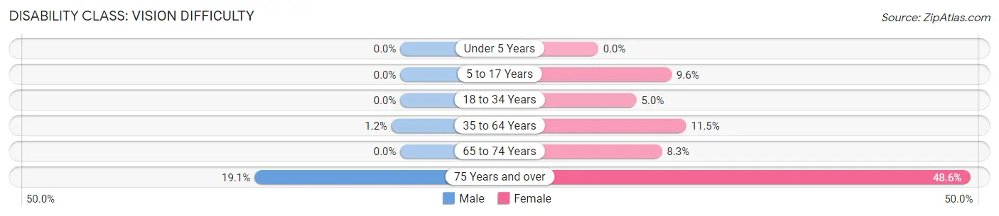 Disability in Naylor: <span>Vision Difficulty</span>