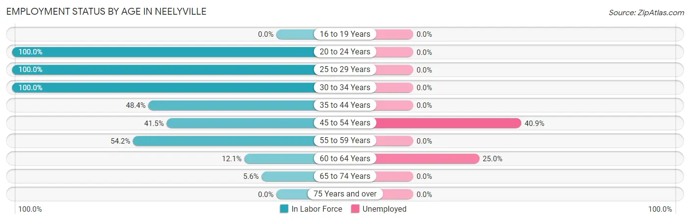 Employment Status by Age in Neelyville