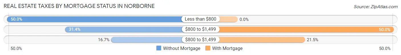 Real Estate Taxes by Mortgage Status in Norborne