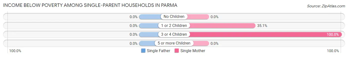 Income Below Poverty Among Single-Parent Households in Parma