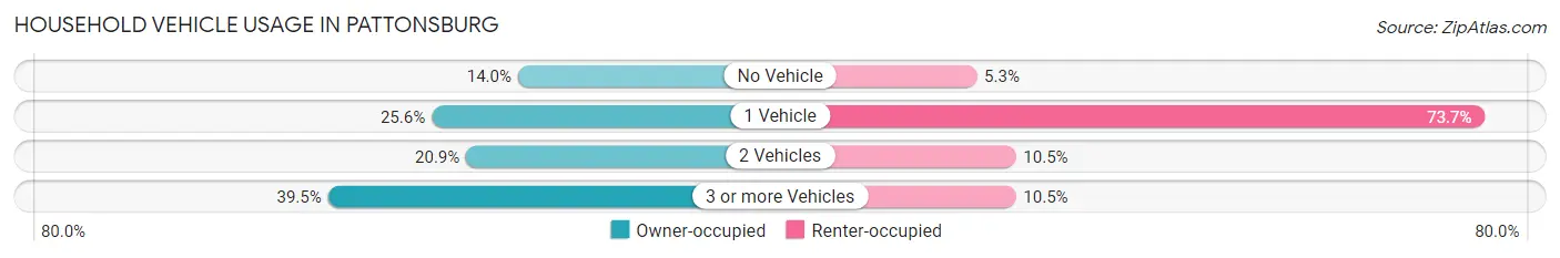 Household Vehicle Usage in Pattonsburg