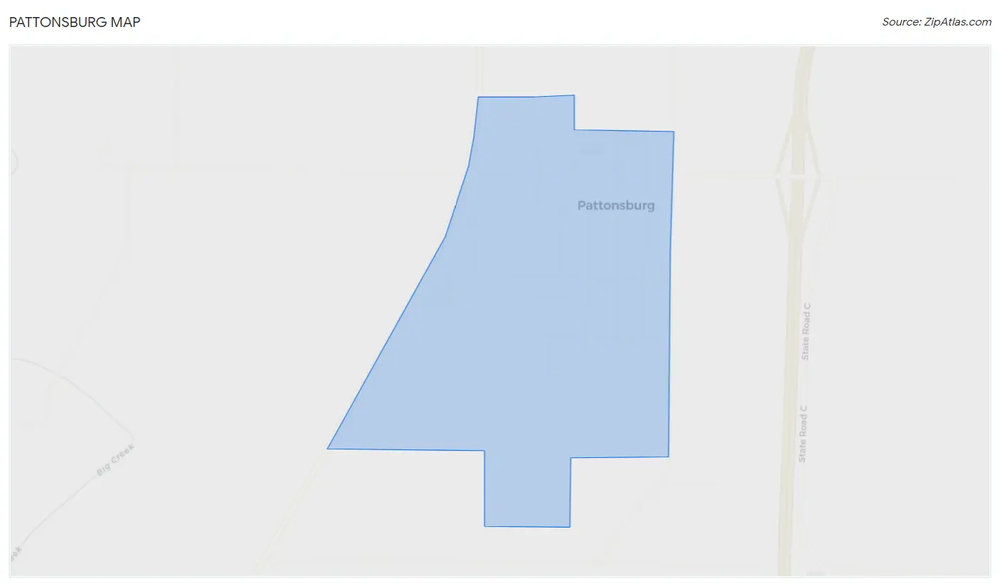 Pattonsburg Map