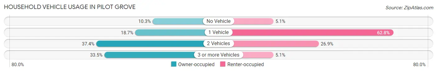 Household Vehicle Usage in Pilot Grove