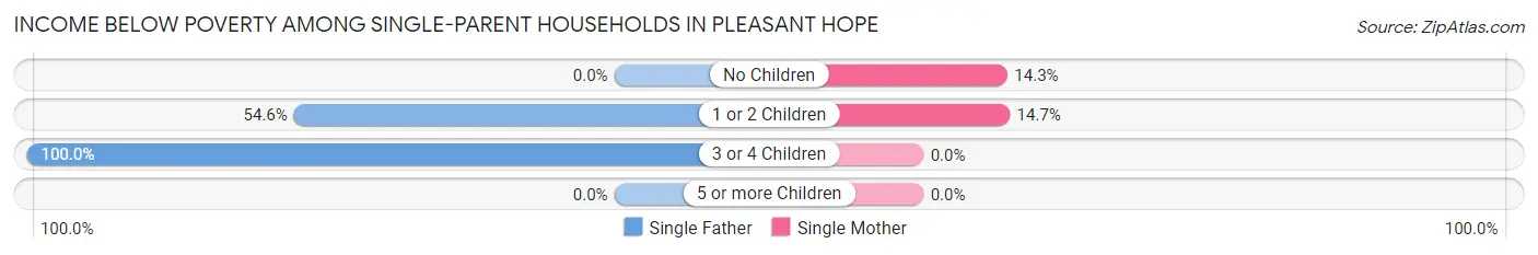 Income Below Poverty Among Single-Parent Households in Pleasant Hope