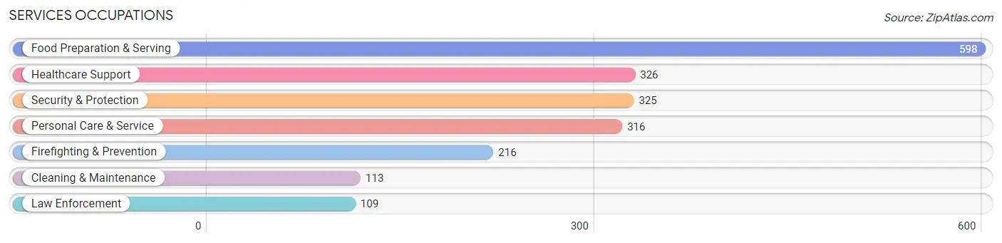 Services Occupations in Republic