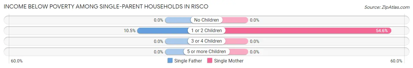 Income Below Poverty Among Single-Parent Households in Risco
