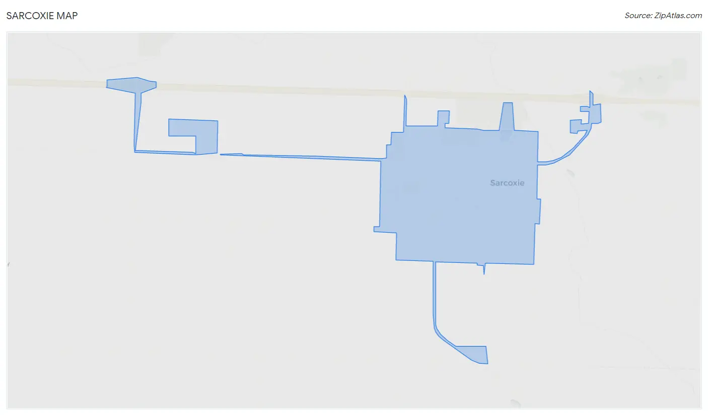 Sarcoxie Map