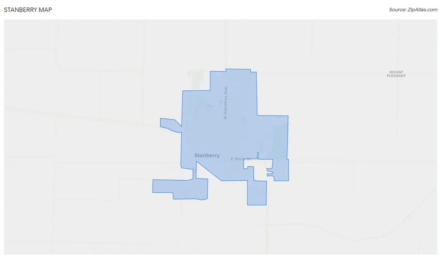 Stanberry Map