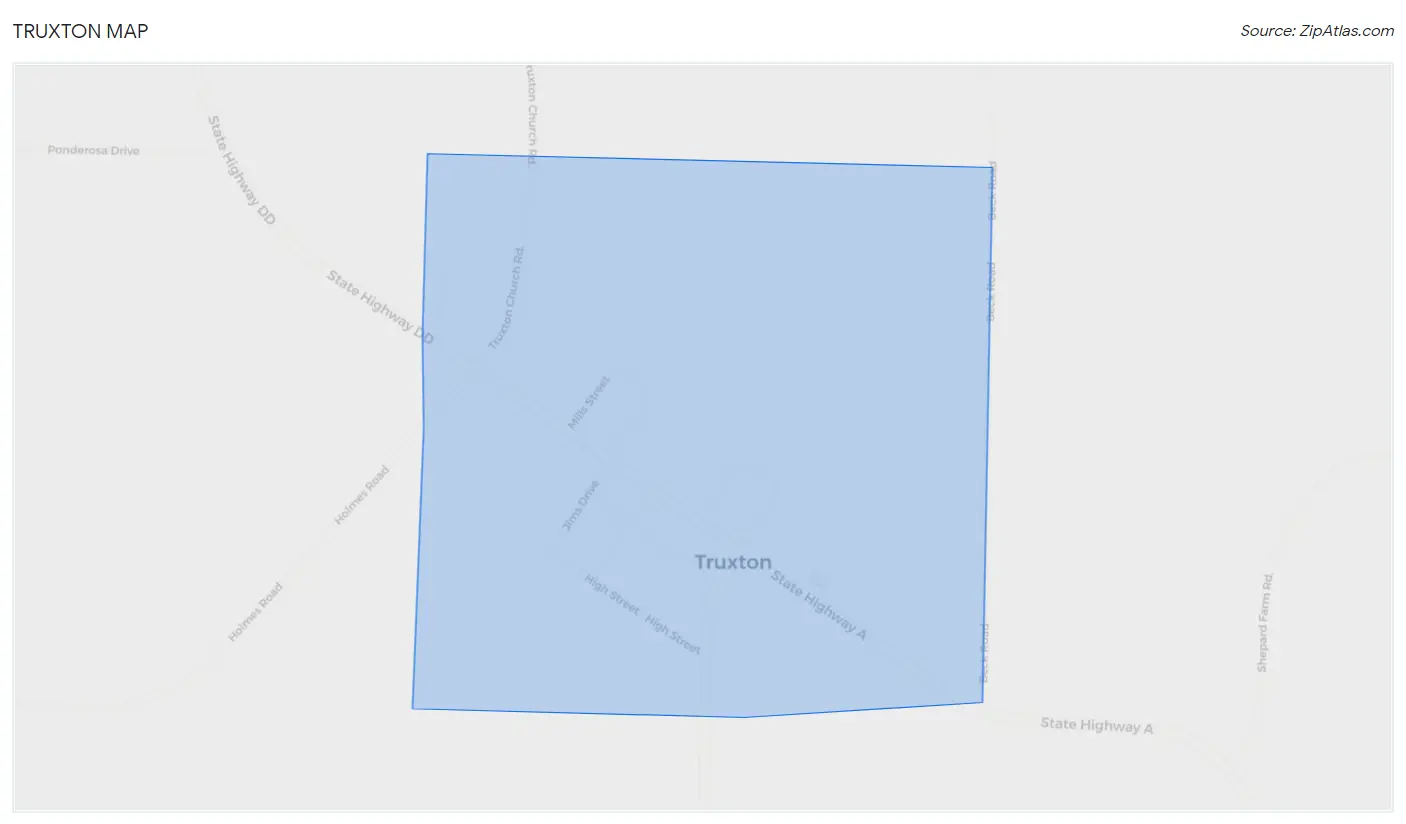 Truxton Map