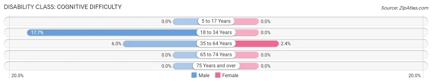 Disability in Wellington: <span>Cognitive Difficulty</span>