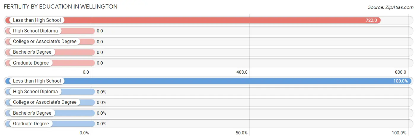 Female Fertility by Education Attainment in Wellington