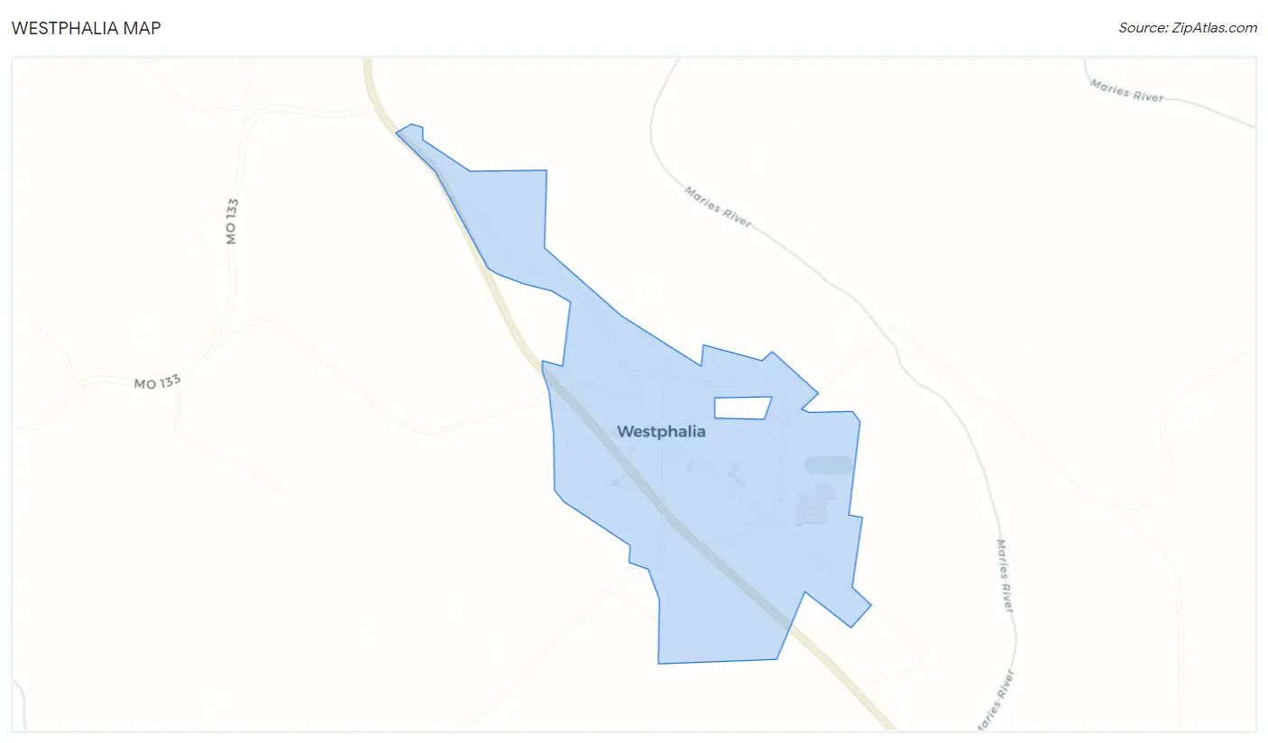 Westphalia Map