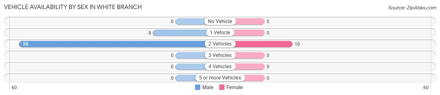 Vehicle Availability by Sex in White Branch
