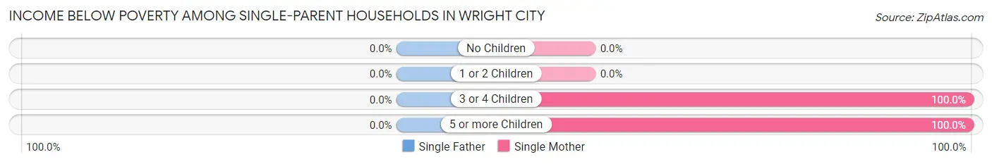 Income Below Poverty Among Single-Parent Households in Wright City