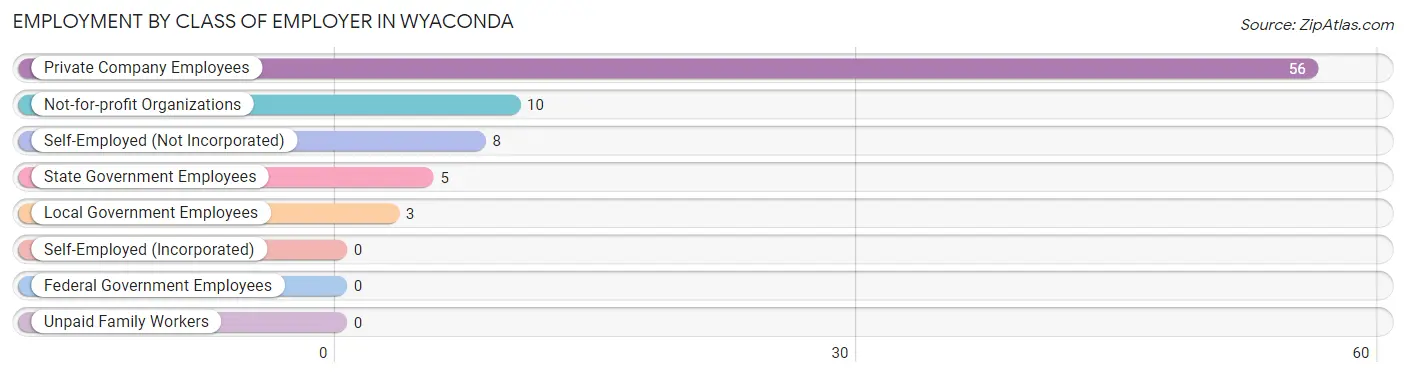 Employment by Class of Employer in Wyaconda