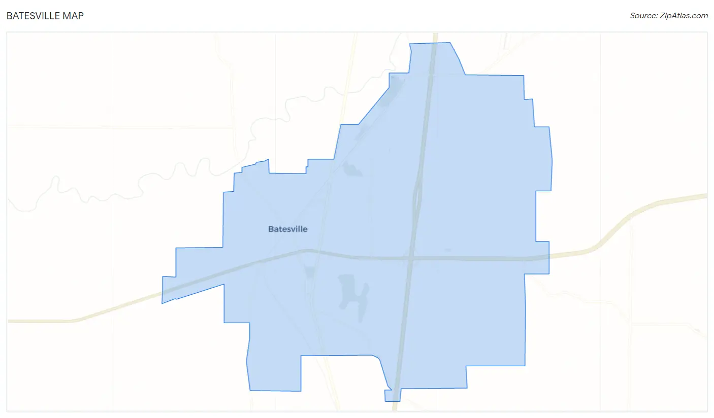Batesville Map
