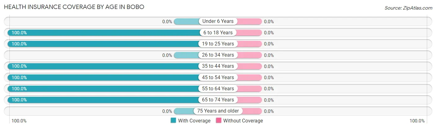 Health Insurance Coverage by Age in Bobo