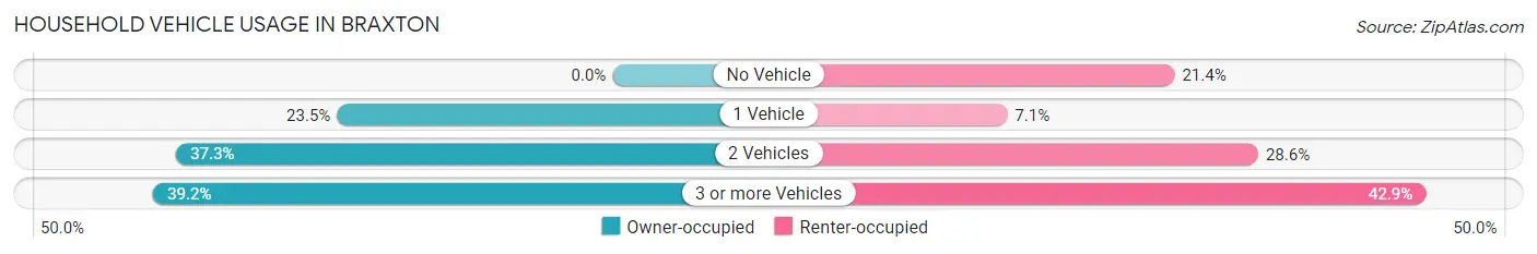 Household Vehicle Usage in Braxton