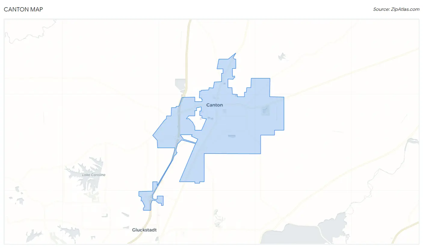 Canton Map