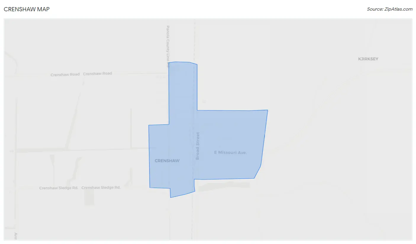 Crenshaw Map