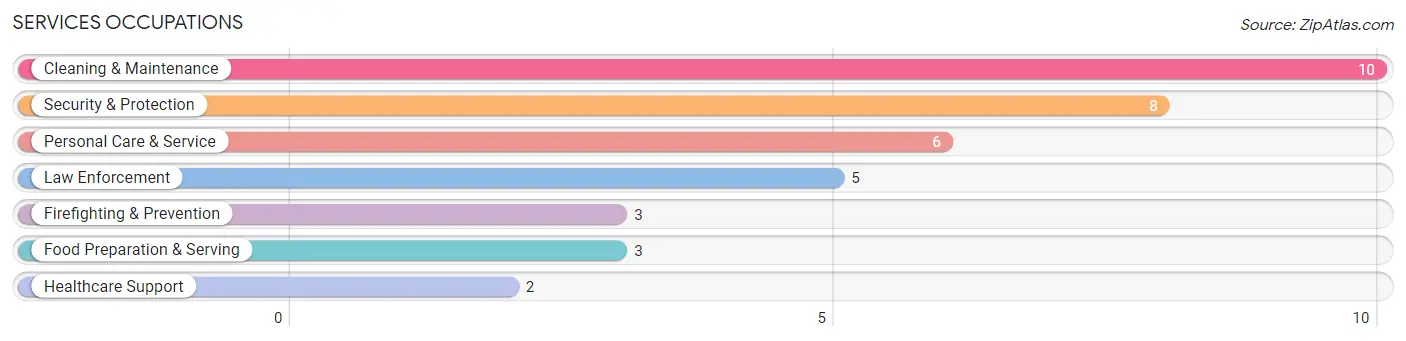 Services Occupations in Dumas