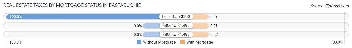 Real Estate Taxes by Mortgage Status in Eastabuchie