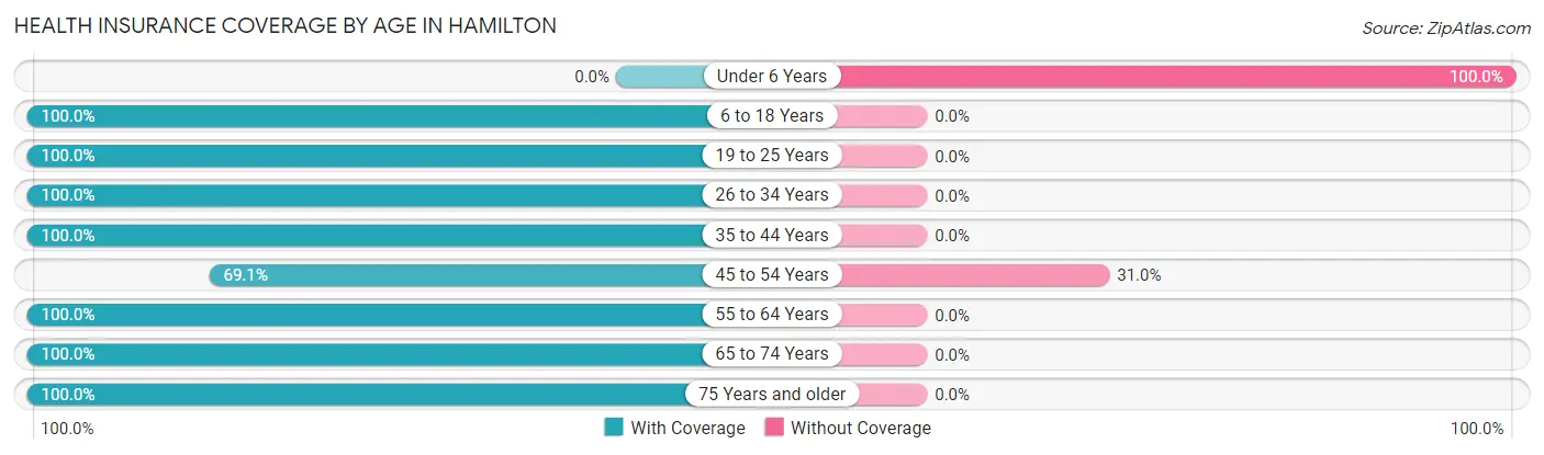 Health Insurance Coverage by Age in Hamilton