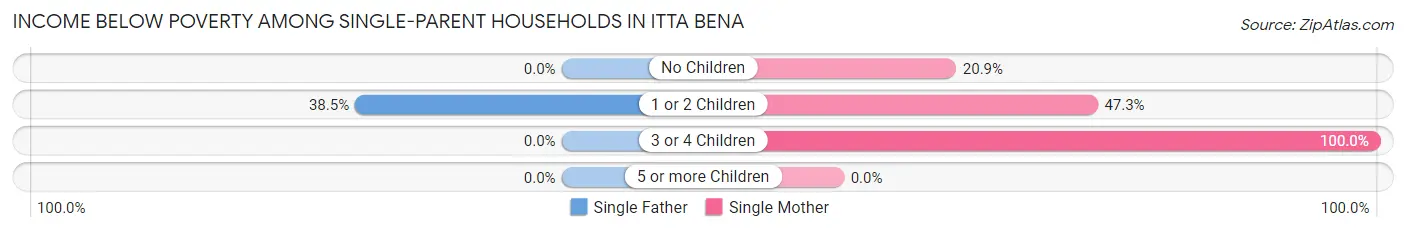 Income Below Poverty Among Single-Parent Households in Itta Bena