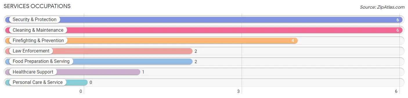 Services Occupations in Lena