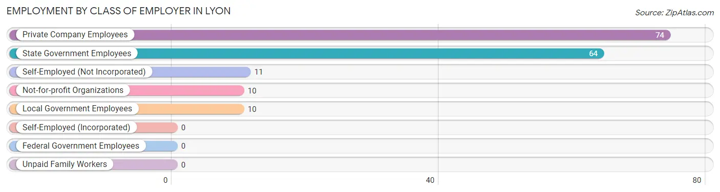 Employment by Class of Employer in Lyon