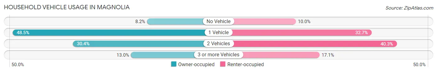 Household Vehicle Usage in Magnolia