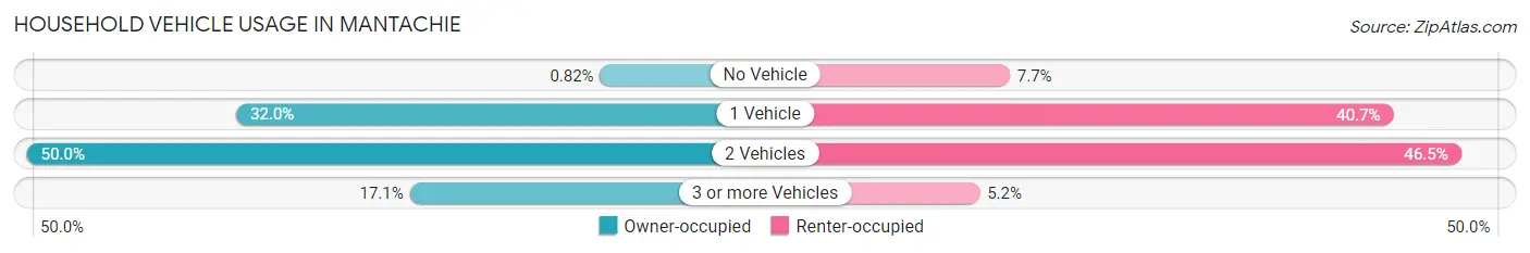 Household Vehicle Usage in Mantachie