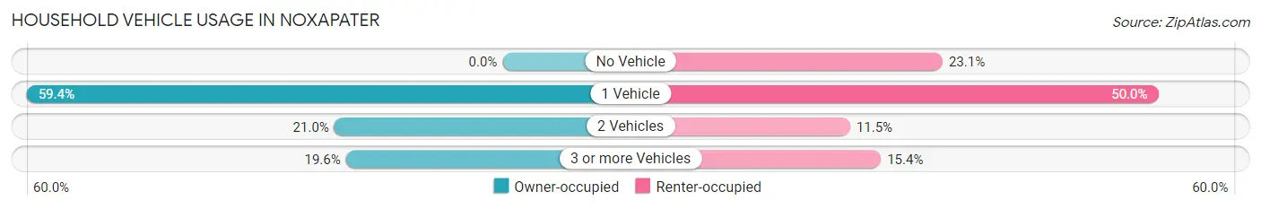 Household Vehicle Usage in Noxapater