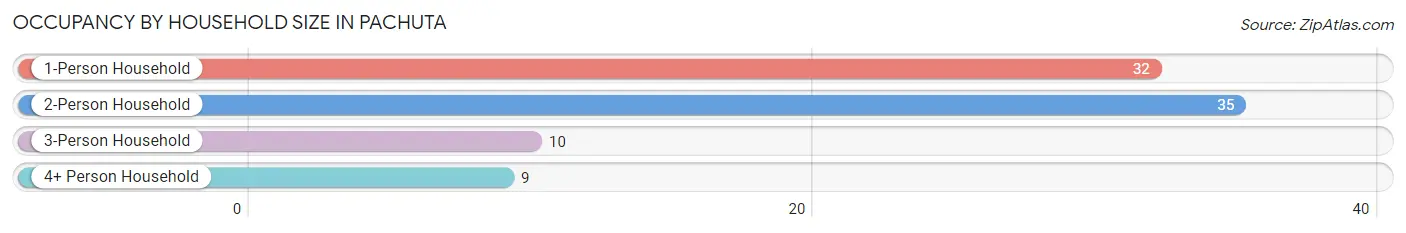 Occupancy by Household Size in Pachuta