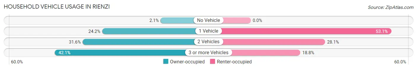 Household Vehicle Usage in Rienzi