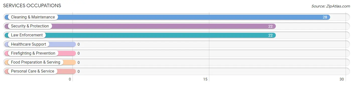 Services Occupations in Sallis